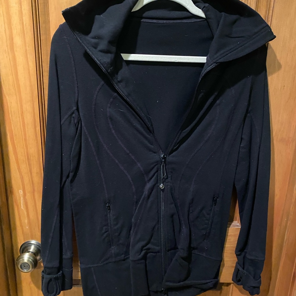 Black Workout Jacket - Lulu Lemon